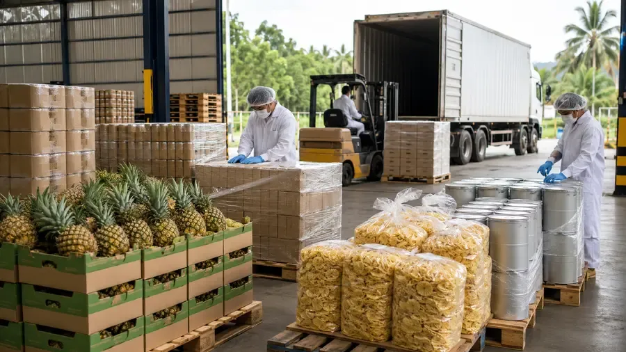 Wholesale Pineapple Supply Chain