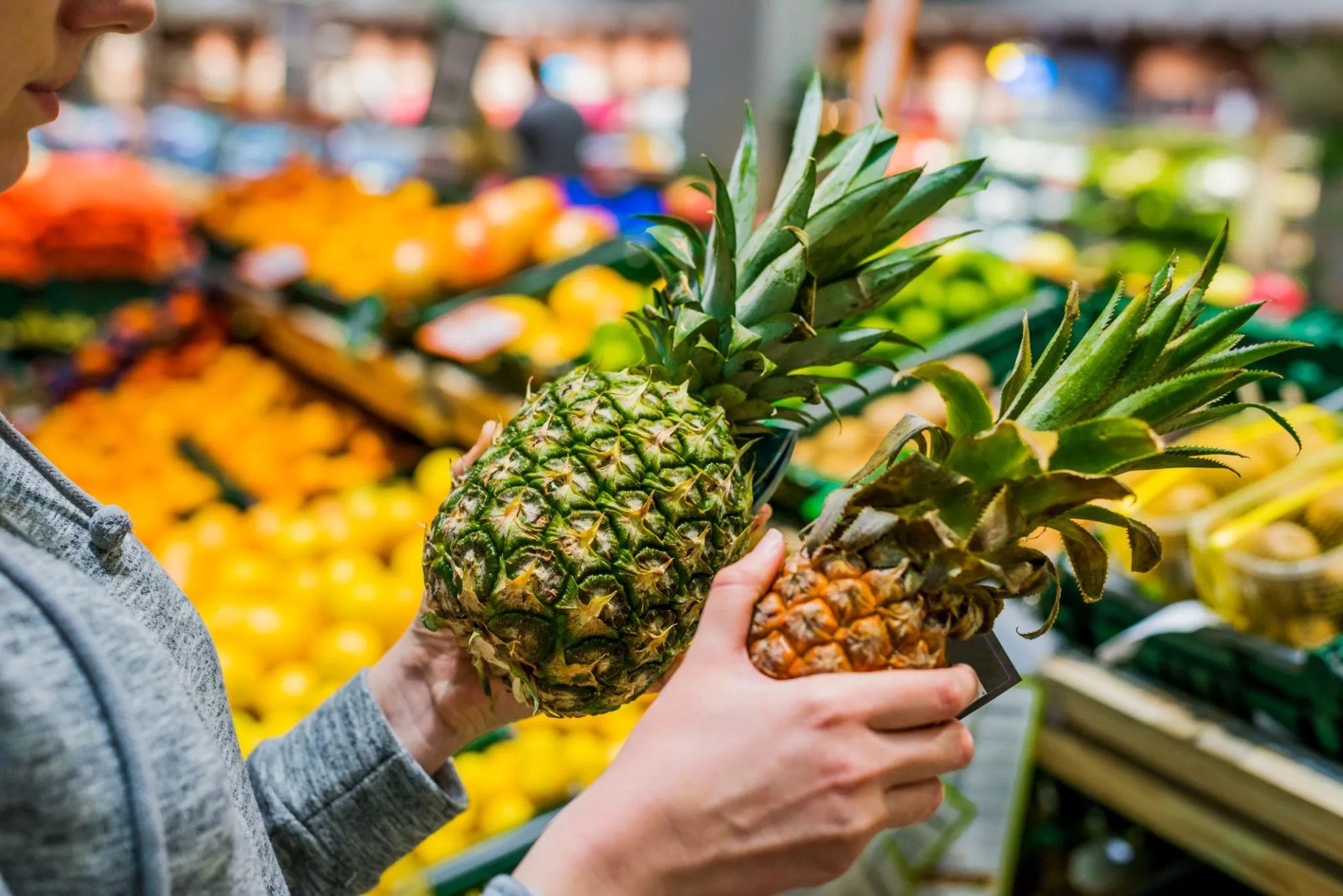 Choosing a Heavy, Juicy Pineapple
