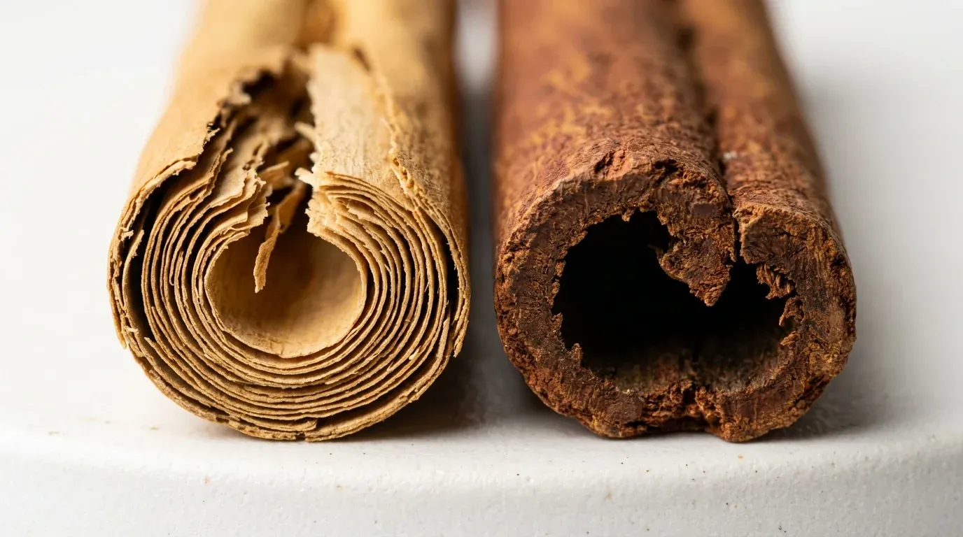 Ceylon vs Cassia Cinnamon Bark Structure